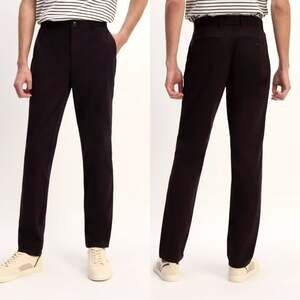 Everlane The Performance Chino Pants Slim Fit Black Men's 35X30 NWT Uniform